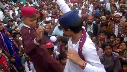 Sindhi young dancing with passion on Sindhi music