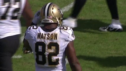 Saints Drew Brees hits Benjamin Watson for 26 yards