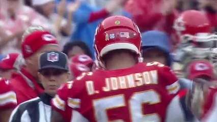 Chargers Philip Rivers intercepted by Chiefs Derrick Johnson