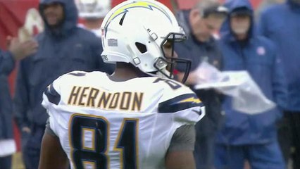 Chargers Philip Rivers to Javontee Herndon for 21 yards