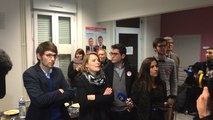 A 20 h,  les militants PS  de Rouen réagissent aux résultats