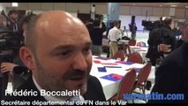 Régionales 2015: réaction de Frédéric Boccaletti (FN)
