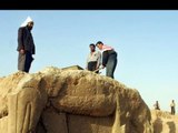 Tesori assiri sono state demolite nella antica città assira di Nimrud in Iraq