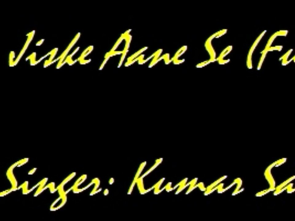 Jiske Aane Se_Full_Video_Song_With Lyrics_Ajay Devgan, Sonali Bendre_Movie---Diljale---Full-HD_1080p