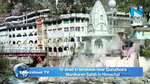10 dead in landslide near Gurudwara Manikaran Sahib in Himachal