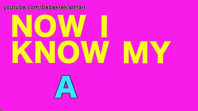 İngilizce Alfabe Şarkısı Ey Bi Si Di