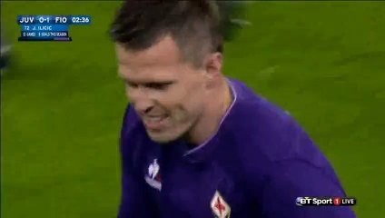 Josip Ilicic Goal - Juventus 0-1 Fiorentina- 13-12-2015