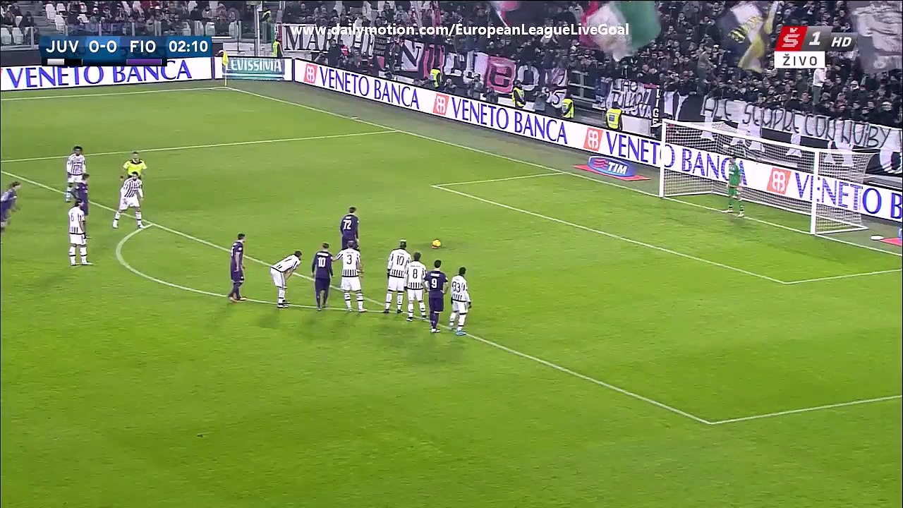 Josip Ilicic 0:1 Penalty Kick | Juventus - Fiorentina 13.12.2015 HD
