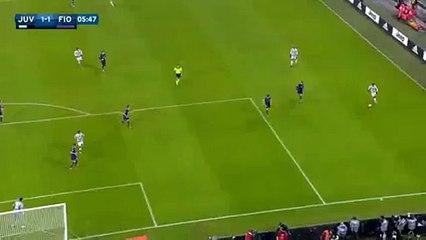 Juan Cuadrado Goal 1-1 Juventus vs Fiorentina