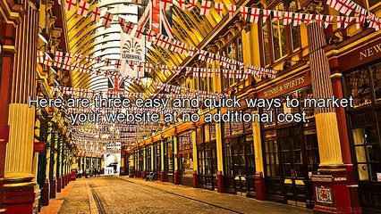 3 Free Website Marketing Ideas - Easy And Quick