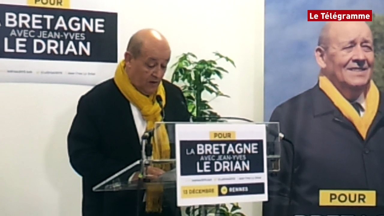 Régionales. La réaction de Jean-Yves Le Drian