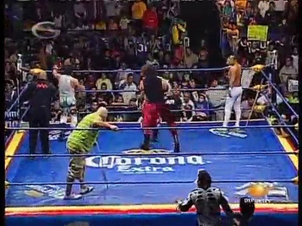04 El Mesías, Jack Evans & La Parka Jr. vs. Billy Boy, Decnnis, LA Park & El Zorro