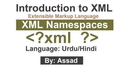 Introduction to XML Namespaces Urdu/Hindi