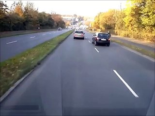Scooter Gets Hit By Car on road