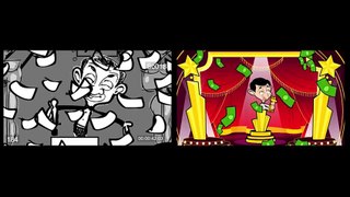 Mr. Bean - From Original Drawings to Animation: Green Bean