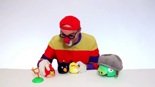Dima der lustige Clown! Noch mehr Spass mit Angry Birds! Verrückte Kindervideos mit Lerni