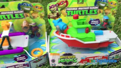 TMNJ SUPER GIANT EGG SURPRISE OPENING Toys Ninja Turtle Nickelodeon Kids Video Ball Pit Ni