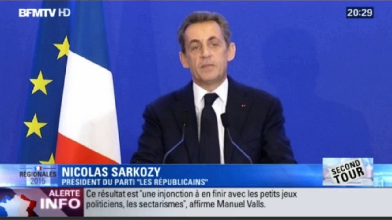 Nicolas Sarkozy : 'Il nous maintenant débattre au fond des choses"