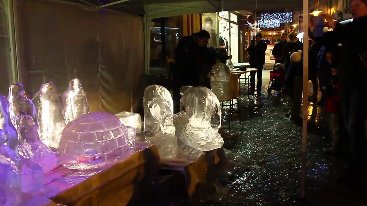 patrick stein, sculpteur sur glace