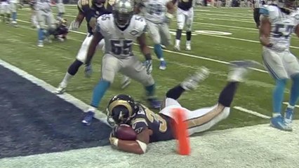 Rams Todd Gurley with a 5-yard touchdown