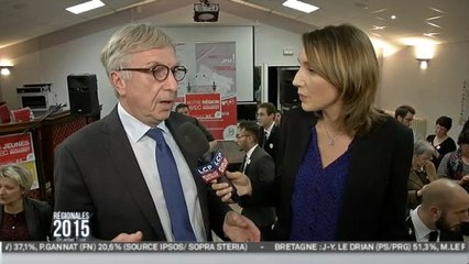Jean-Pierre Masseret : "J'ai tenu bon, ce soir le FN ne gagne pas"