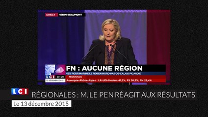 "Nous sommes bel et bien entrés dans un bipartisme", selon Marine Le Pen