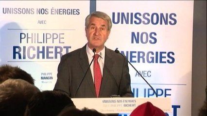 Régionales - Philippe Richert (LR) remercie les "élus de gauche et écologistes"