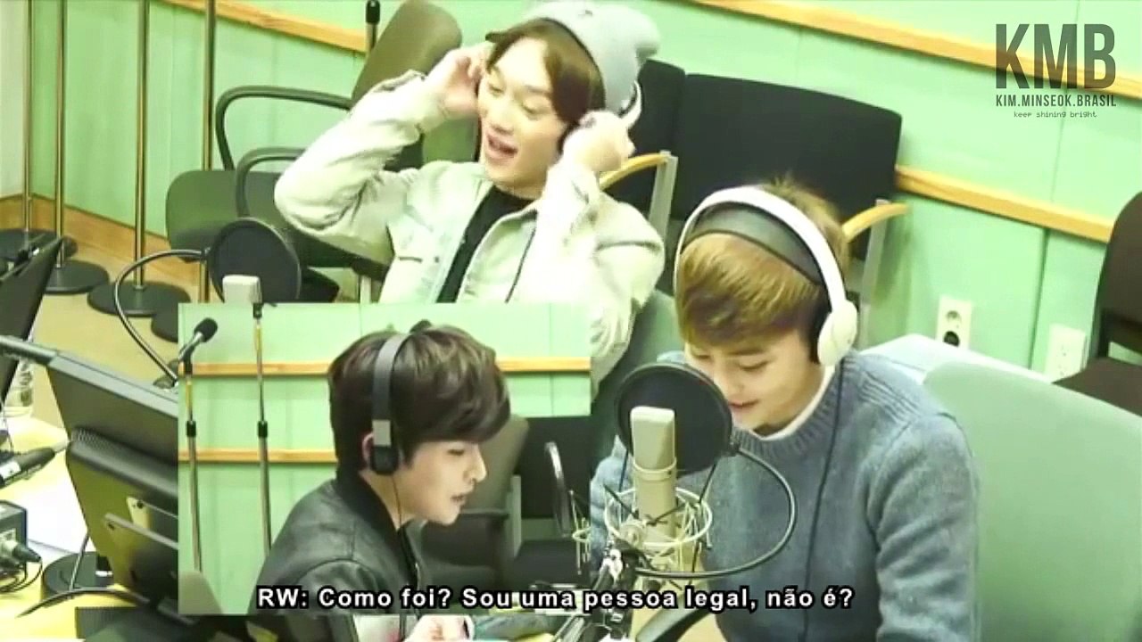 Xiumin e Chen @ Sukira Kiss the Radio
