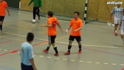 SkillTwins 6 Amazing Futsal Skill Goals In Same Game! ★