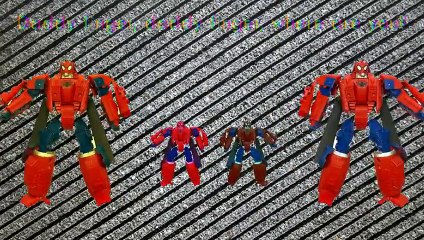 The Transformers Spiderman Finger Family Song Nursery Rhymes Red Transformer Carnage Ninja