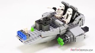 Lego Star Wars First Order SNOWSPEEDER 75100 Stop Motion Build Review