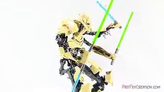 Lego Star Wars GENERAL GRIEVOUS Battle Figure 75112 Stop Motion Build Review