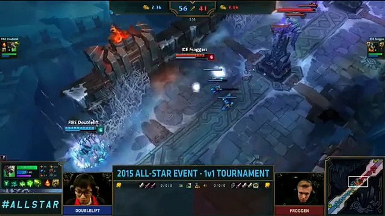 WHAT JUST HAPPENED ! Bug All-Star 2015, 1v1 Froggen vs Doublelift