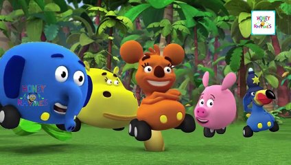 JUNGLE JUNCTION Finger Family | Cartoon Animation Nursery Rhymes For Children | Daddy Fing