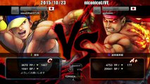 Daigo Umehara (Evil Ryu) vs Kazunoko (Yun) - USF4 - TL5A Round4 Battle11