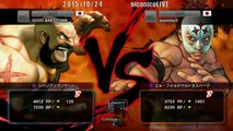 Hagejin (Zangief) vs Pepeday (El Fuerte) - USF4 - TL5A Round5 Battle3