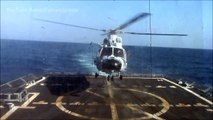 Chinese Army Helicopter Landing/Talk off On U.S. Navy Ship