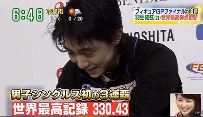 12/14 GPF最終結果 朝ニュースまとめ（関西ローカル）