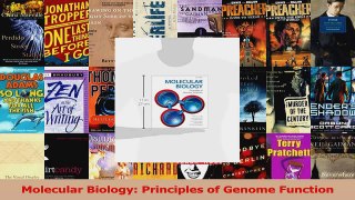 Molecular Biology Principles of Genome Function Read Online