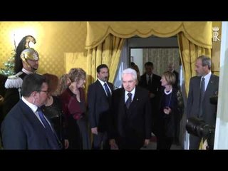 Napoli - Mattarella al San Carlo (13.12.15)