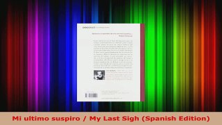 Read  Mi ultimo suspiro  My Last Sigh Spanish Edition PDF Free
