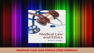 PDF Download  Medical Law and Ethics 5th Edition PDF Full Ebook