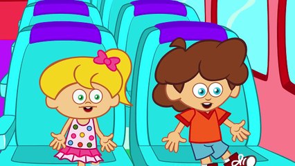Wheels on the Bus Adisebaba İngilizce Çizgi Film Çocuk Şarkıları Videoları