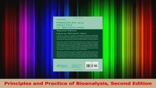 PDF Download  Principles and Practice of Bioanalysis Second Edition Download Online