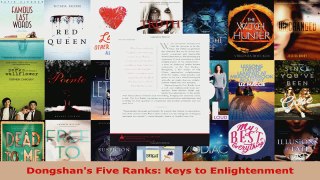 Read  Dongshans Five Ranks Keys to Enlightenment EBooks Online