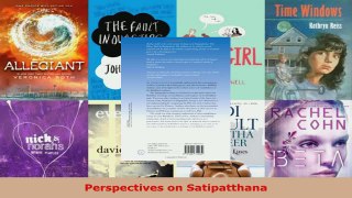 Read  Perspectives on Satipatthana Ebook Free