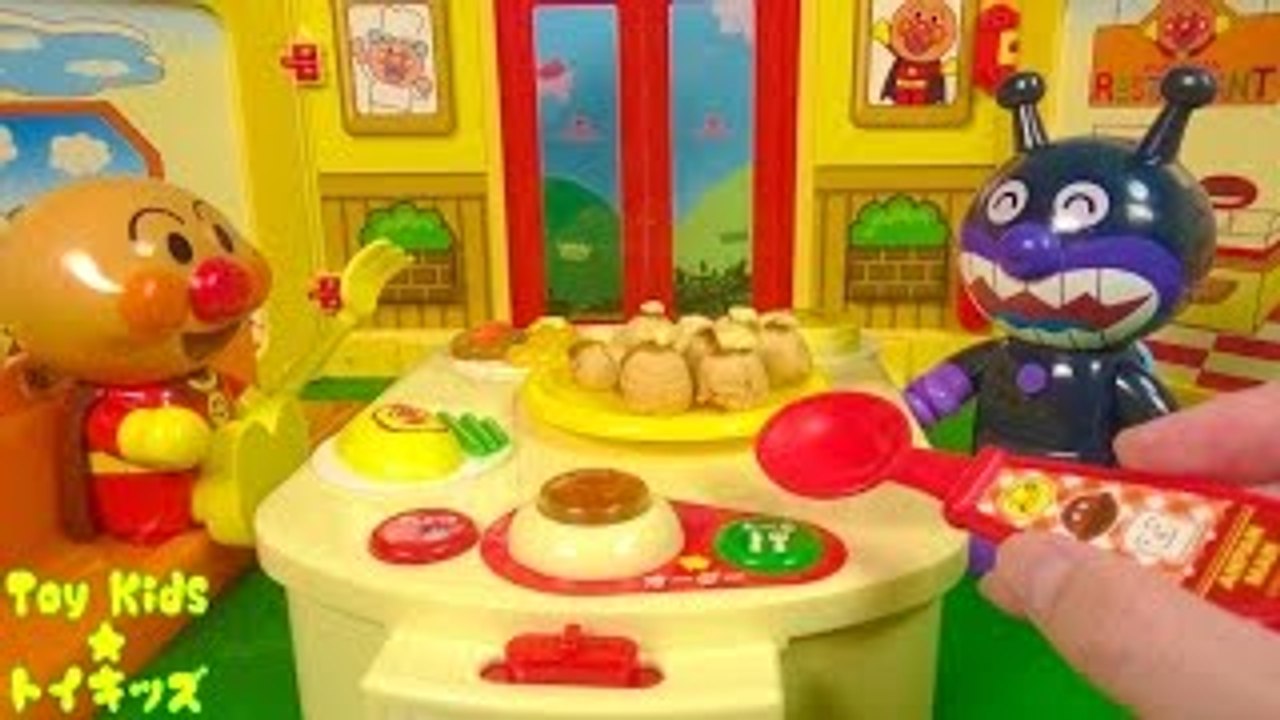 アンパンマン おもちゃアニメ たこ焼き作るよ❤こなぷん Toy Kids ト