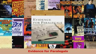 PDF Download  Evidence for Paralegals PDF Online