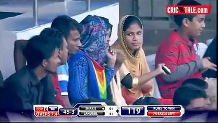 Pakistani Batsman Ashir Zaidi Wonderful Innings in BPL 2015 Semifinal 4 Wickets and 40 Runs on 15 Balls