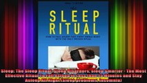 Sleep The Sleep Ritual Sleep Disorders Sleep Smarter  The Most Effective Ritual To Fall